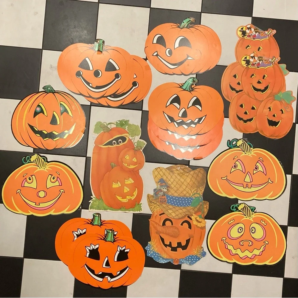 Vintage halloween classroom